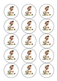 Lawn Bowls Male Bowler 04 Edible Icing Cake Topper or Ribbon