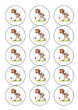 Lawn Bowls Female Bowler 04 Edible Icing Cake Topper or Ribbon