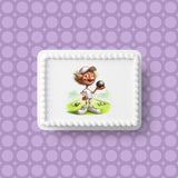 Lawn Bowls Male Bowler 05 Edible Icing Cake Topper or Ribbon