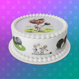 Lawn Bowls Male Bowler 05 Edible Icing Cake Topper or Ribbon
