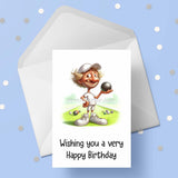 Lawn Bowls Male Bowler 05 Edible Icing Cake Topper or Ribbon