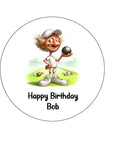 Lawn Bowls Male Bowler 05 Edible Icing Cake Topper or Ribbon