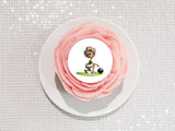 Lawn Bowls Female Bowler 05 Edible Icing Cake Topper or Ribbon
