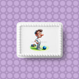 Lawn Bowls Male Bowler 06 Edible Icing Cake Topper or Ribbon