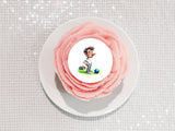 Lawn Bowls Male Bowler 06 Edible Icing Cake Topper or Ribbon
