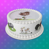 Lawn Bowls Male Bowler 07 Edible Icing Cake Topper or Ribbon