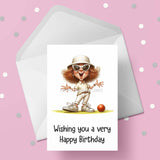 Lawn Bowls Female Bowler 07 Edible Icing Cake Topper or Ribbon