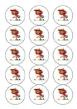 Lawn Bowls Female Bowler 08 Edible Icing Cake Topper or Ribbon