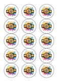 Boxing 05 Edible Icing Cake Topper or Ribbon