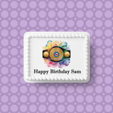 Boxing 05 Edible Icing Cake Topper or Ribbon