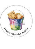 Boxing 10 Edible Icing Cake Topper or Ribbon