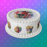 Boxing 11 Edible Icing Cake Topper or Ribbon