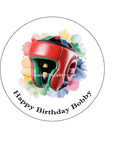 Boxing 11 Edible Icing Cake Topper or Ribbon