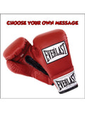 Boxing 01 / Red Boxing Gloves Edible Icing Cake Topper or Ribbon
