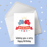 Boxing 04 Birthday Card