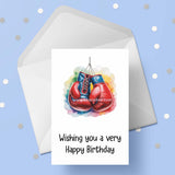 Boxing 06 Birthday Card