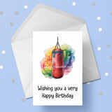 Boxing 09 Birthday Card