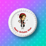 Boy George 03 Edible Icing Cake Topper or Ribbon