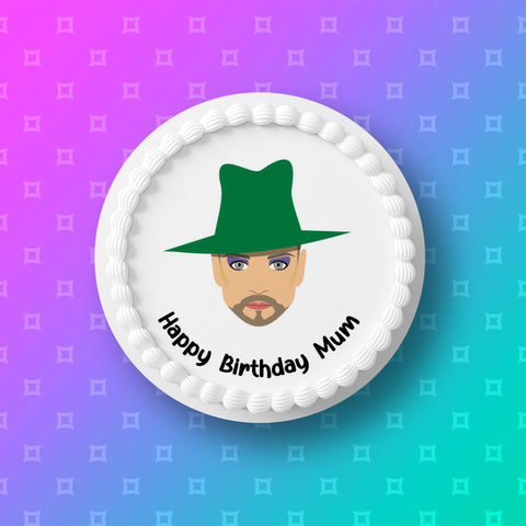 Boy George 02 Edible Icing Cake Topper or Ribbon