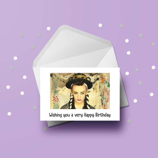 Boy George 01 Birthday Card