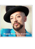 Boy George 02 Edible Icing Cake Topper or Ribbon