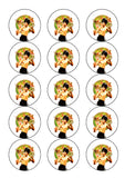 Bruce Lee 01 Edible Icing Cake Topper or Ribbon