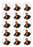 Bruno Mars 02 Edible Icing Cake Topper or Ribbon