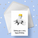 Hard Hat / Building Site Helmet Edible Icing Cake Topper or Ribbon