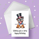 Bulldog Birthday Card 02