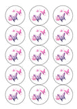 Butterfly 02 Edible Icing Cake Topper or Ribbon