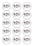 Car Mechanic Engine Parts Edible Icing Cake Topper or Ribbon