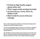 Starbucks Drink Birthday Card