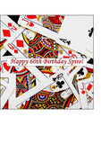 Playing Cards 01 Edible Icing Cake Topper or Ribbon