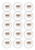 Playing Cards 02 Edible Icing Cake Topper or Ribbon
