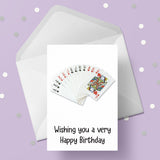 Playing Cards 01 Edible Icing Cake Topper or Ribbon