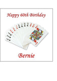 Playing Cards 03 Edible Icing Cake Topper or Ribbon