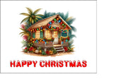 Caribbean Christmas Cake Topper 01