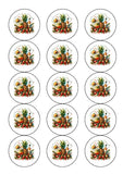 Caribbean Christmas Cake Topper 02