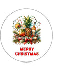 Caribbean Christmas Cake Topper 02