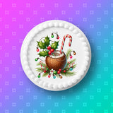 Caribbean Christmas Cake Topper 03