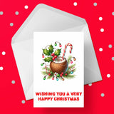 Caribbean Christmas Cake Topper 03