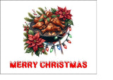 Caribbean Christmas Cake Topper 04