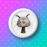 Cat 03 Edible Icing Cake Topper or Ribbon