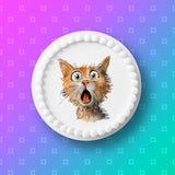 Cat 04 Edible Icing Cake Topper or Ribbon