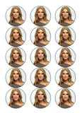 Celine Dion 04 Edible Icing Cake Topper or Ribbon