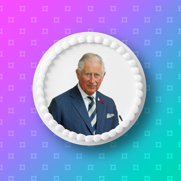 King Charles 02 Edible Icing Cake Topper