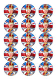King Charles 06 Edible Icing Cake Topper or Ribbon