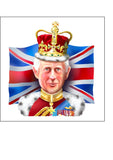 King Charles 06 Edible Icing Cake Topper or Ribbon