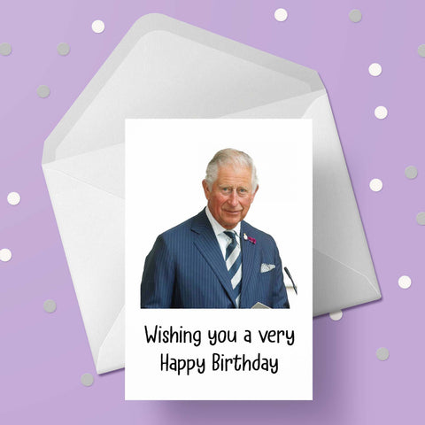 King Charles 02 Birthday Card