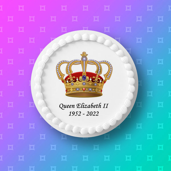 King Charles 04 Edible Icing Cake Topper or Ribbon